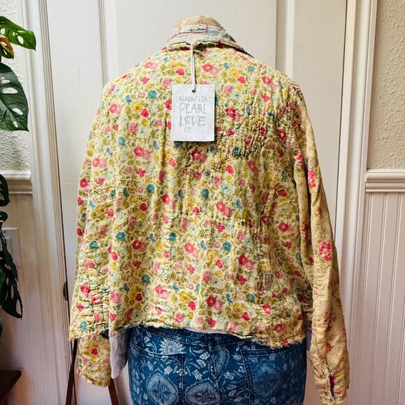 Magnolia Pearl Unbreakable Love Denim Jacket New With Tags - Picture 14 of 16